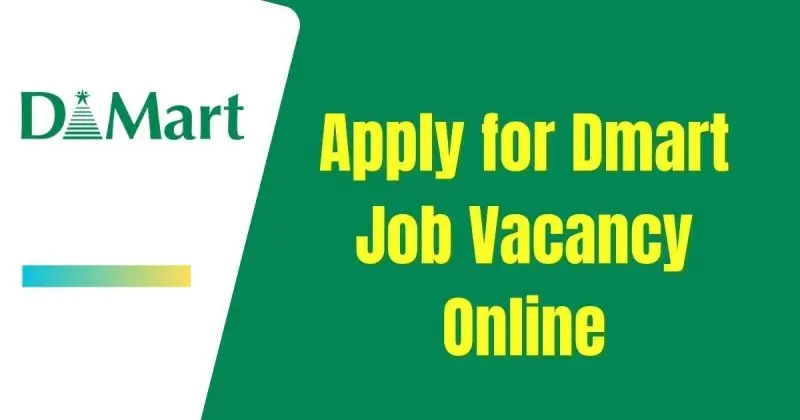 apply dmart jobs online